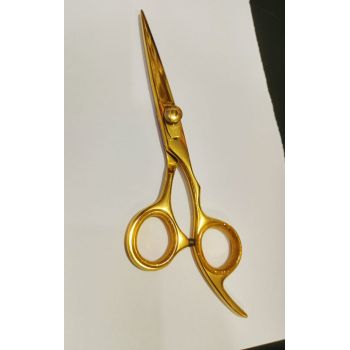 Professional Baber Salon Hair Cutting Scissor 5 5 Inch Golden